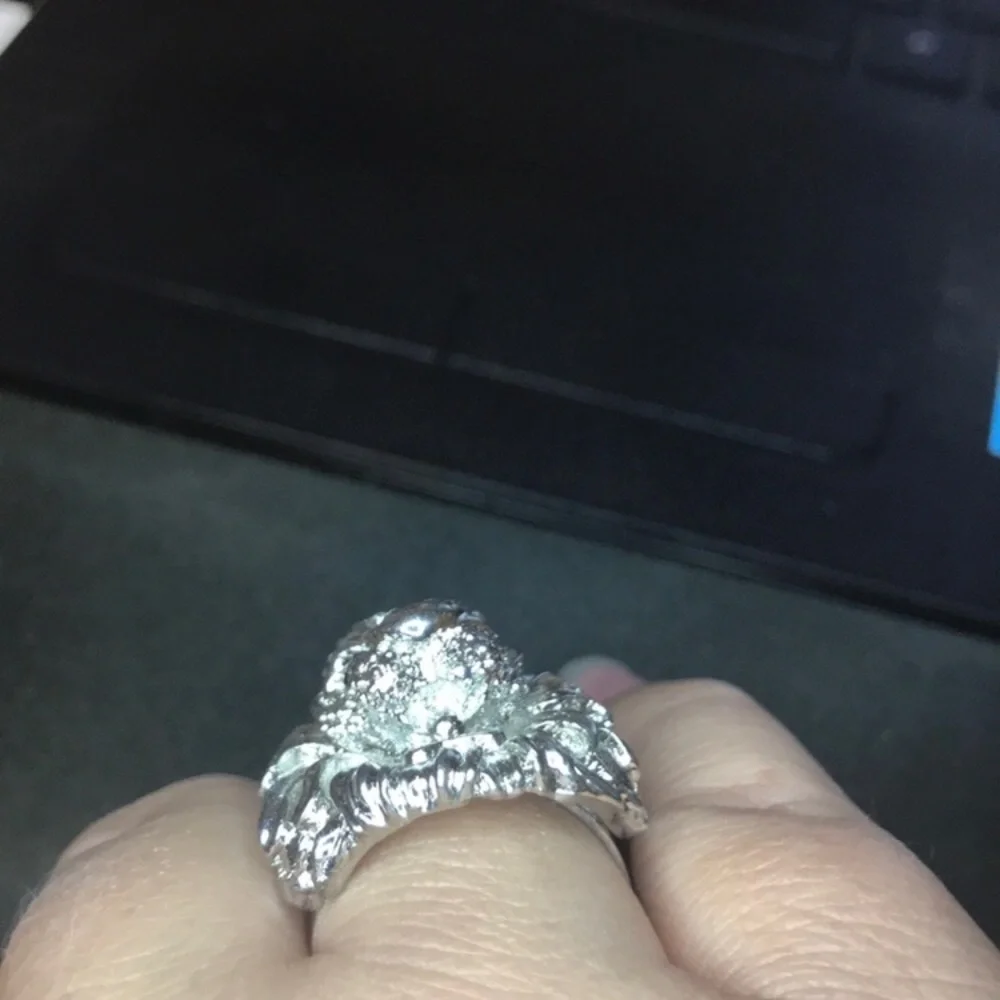 - Lion ring for Leo’s a zodiac sign in silver color